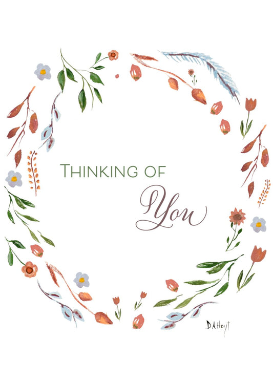 Thinking of You - Flower Wreath
