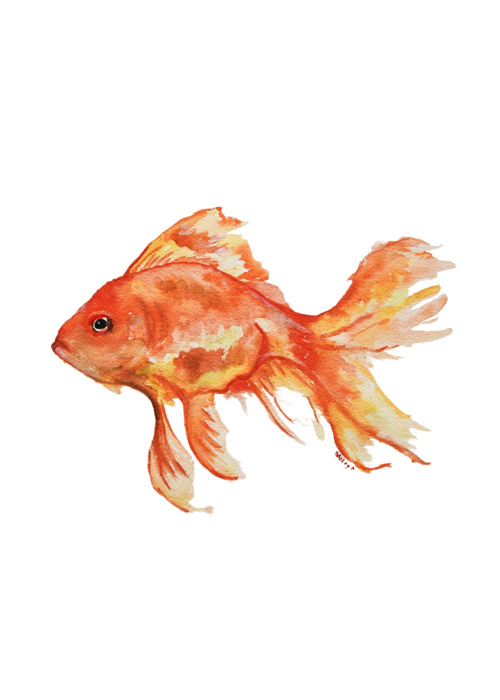 Goldfish- Greeting Card