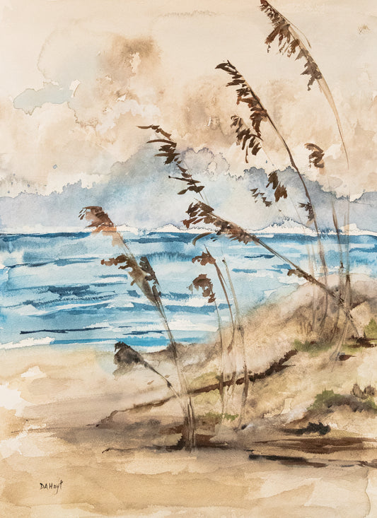 Beach Grasses - Fine Art Print of Original Watercolor Painting or Greeting Card
