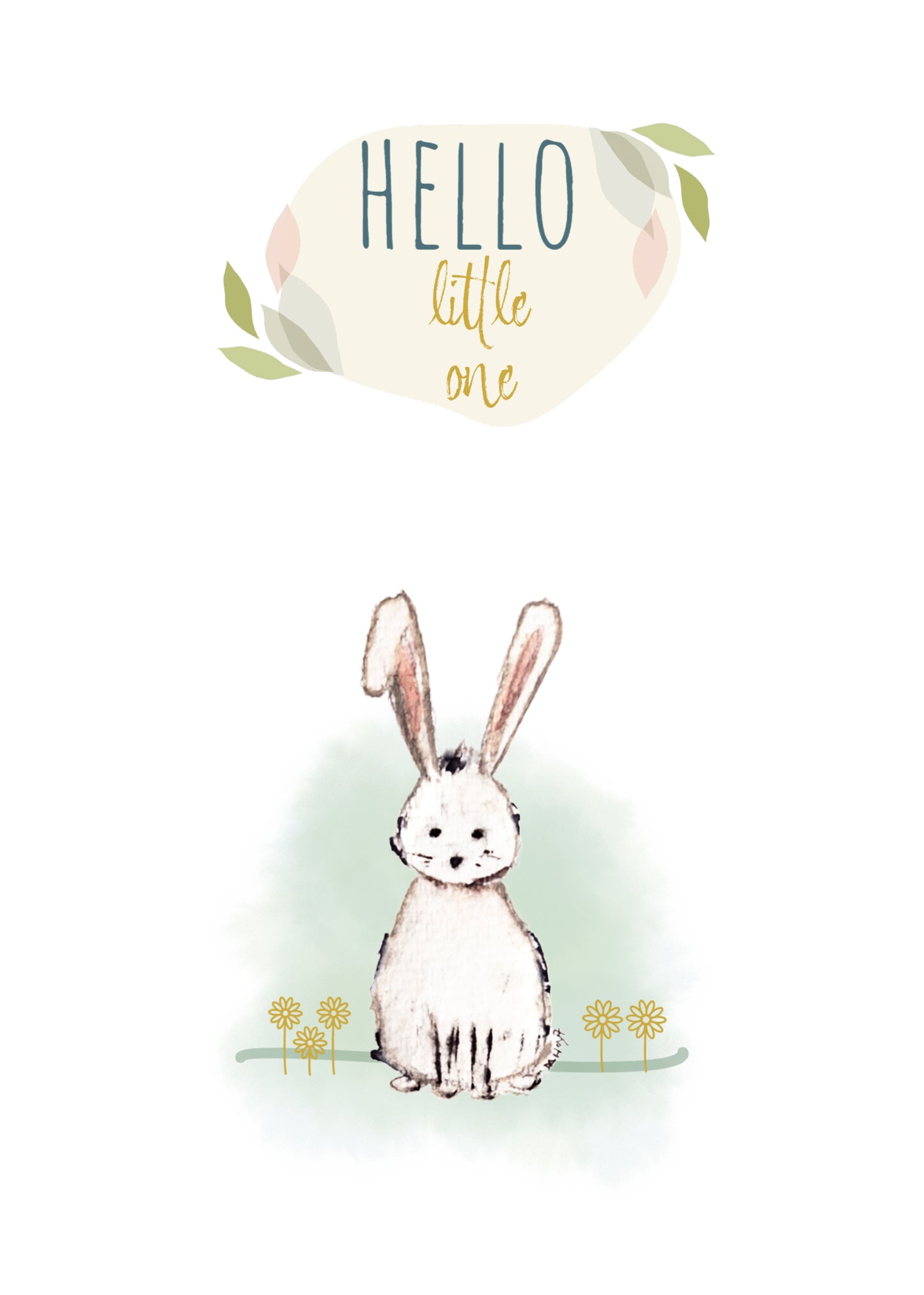 Welcome Little One - Greeting and Notecard Card Series