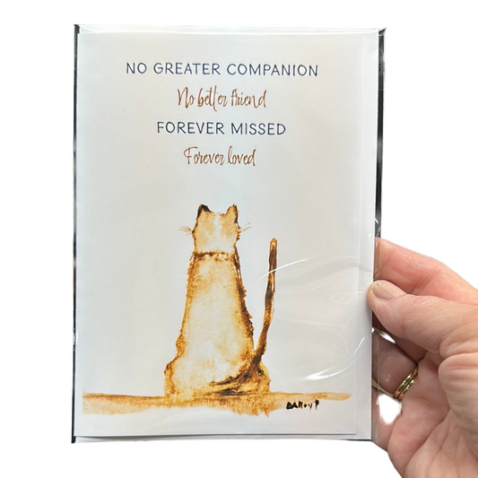 Pet Cat Sympathy - Greeting Card