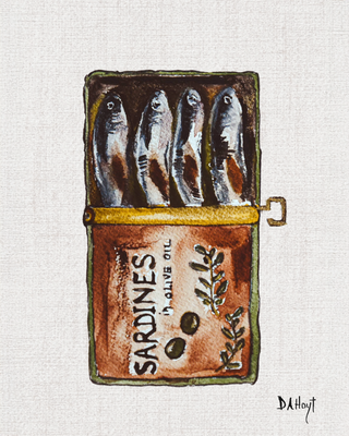 Sardines - notecard