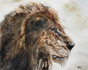 The King - Fine Art Print of Original Watercolor Painting