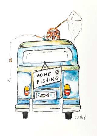 Retro Bus Series - Greeting Card Set or Individual cards