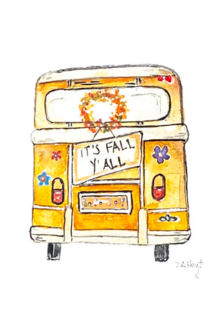Retro Bus Series - Greeting Card Set or Individual cards