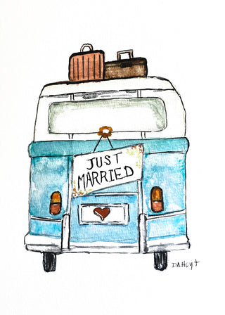 Retro Bus Series - Greeting Card Set or Individual cards