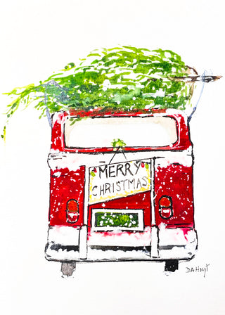 Retro Bus Series - Greeting Card Set or Individual cards