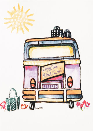 Retro Bus Series - Greeting Card Set or Individual cards
